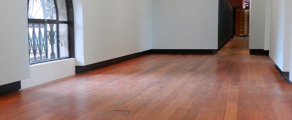 refinished wooden floor