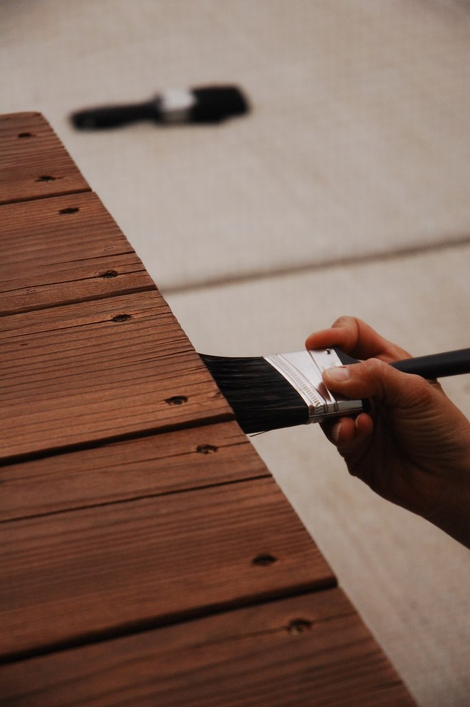 wood staining