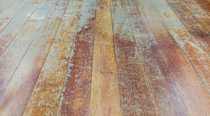 damaged wooden floor varnish