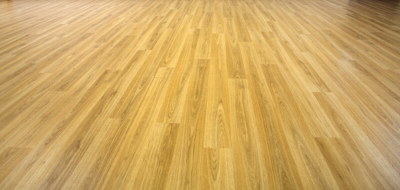 Oak flooring freshly refurbished